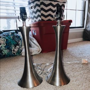 Modern Silver Lamp Bases ( 2 )